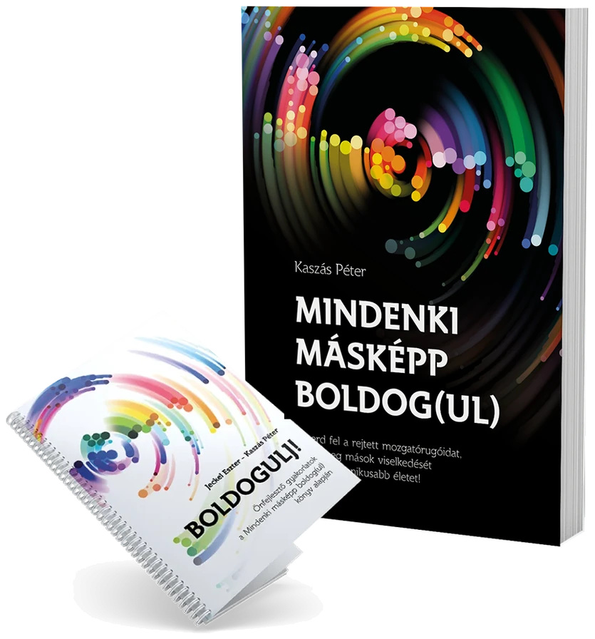 A Mindenki másképp boldog(ul) könyv és a Boldogulj! munkafüzet