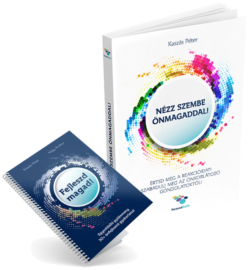 A Nézz szembe önmagaddal! könyv és a Fejleszd magad! munkafüzet