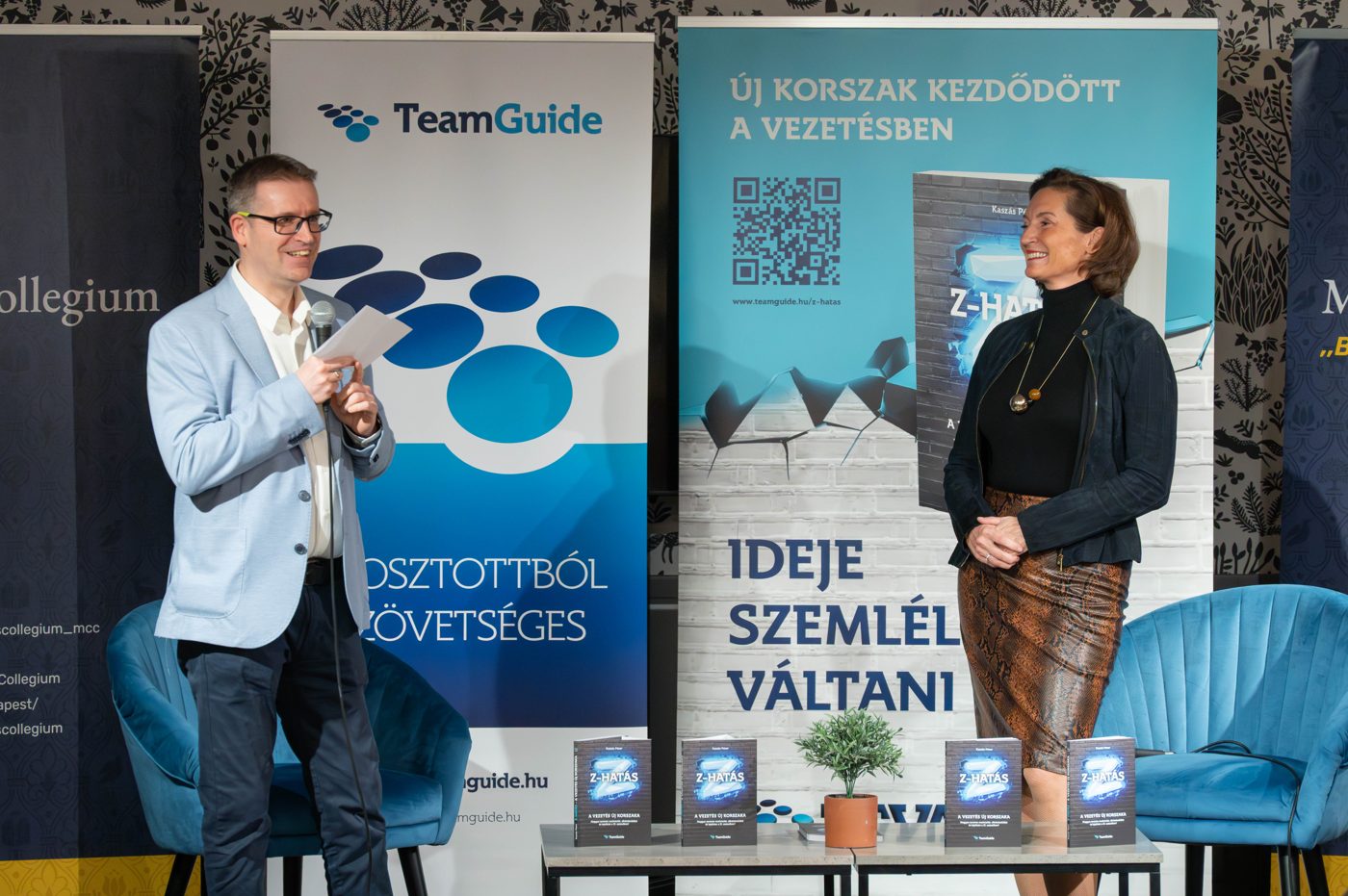 Kaszás Péter a Z-HATÁS könyvbemutatóján
